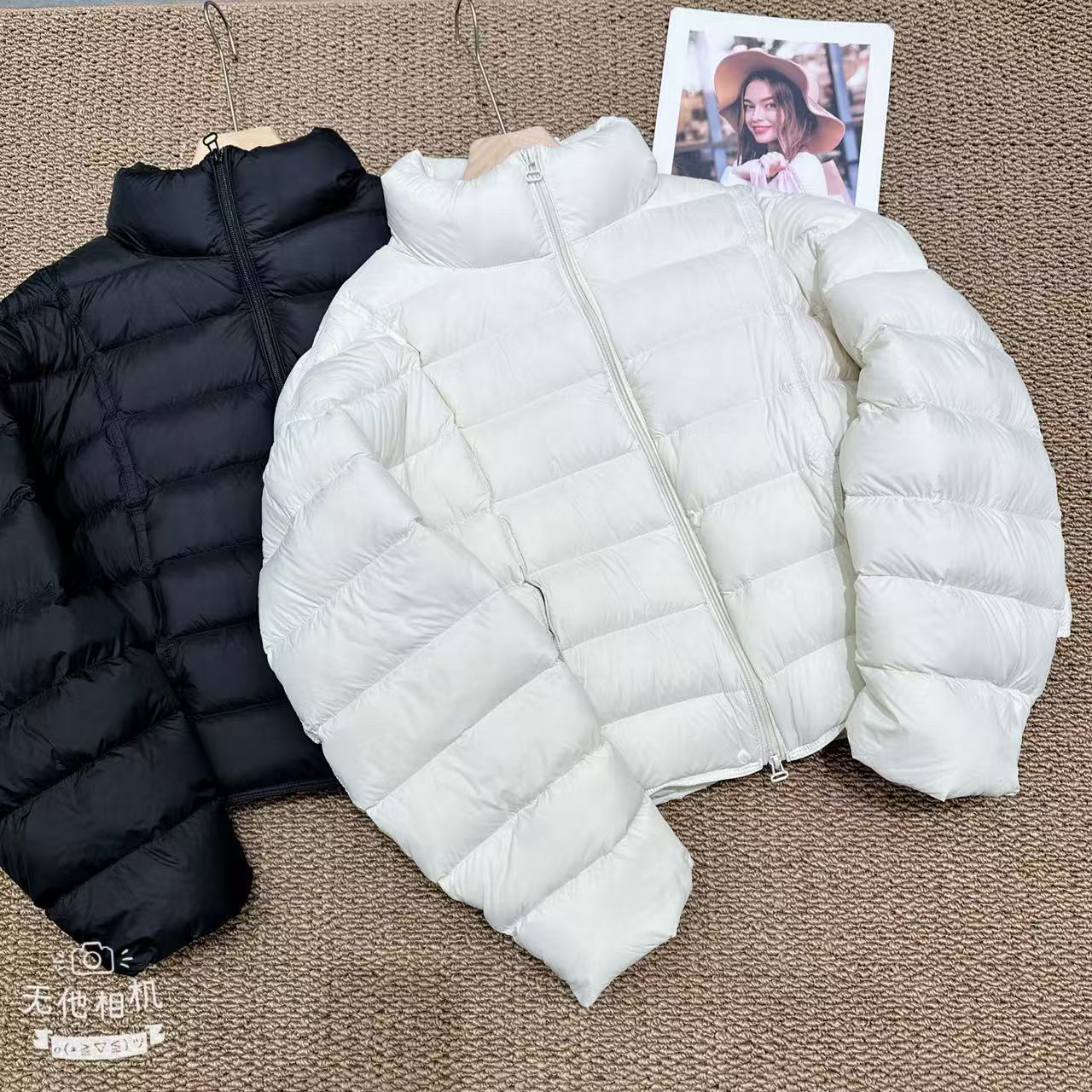 【慕.我们的店】韩系简约立领短款90绒棉服