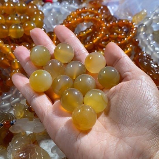 未镶嵌玛瑙珠子玛瑙/玉髓雅*路