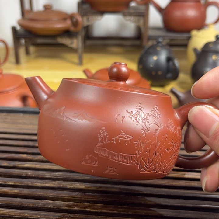 原矿紫砂半手工制作