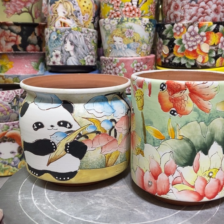 景德镇艺术手绘作品
