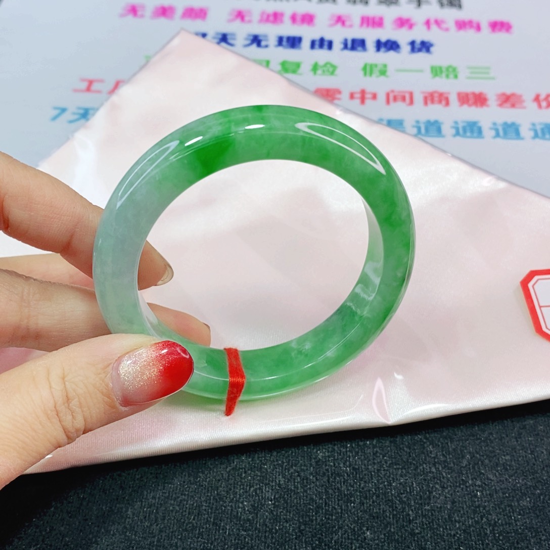 未镶嵌手镯翡翠用****054.6圈