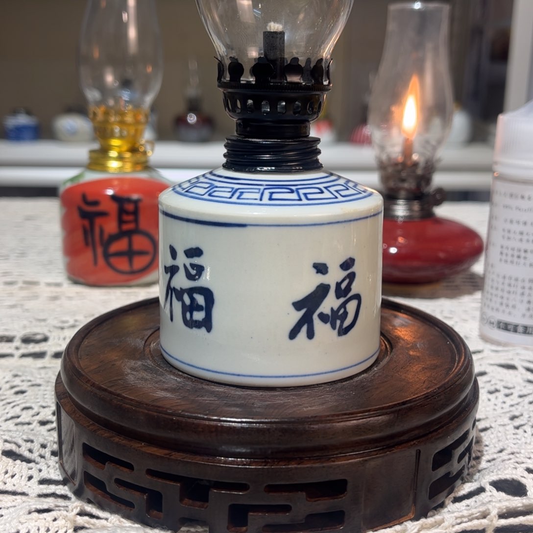 摆件景德镇陶瓷香薰灯