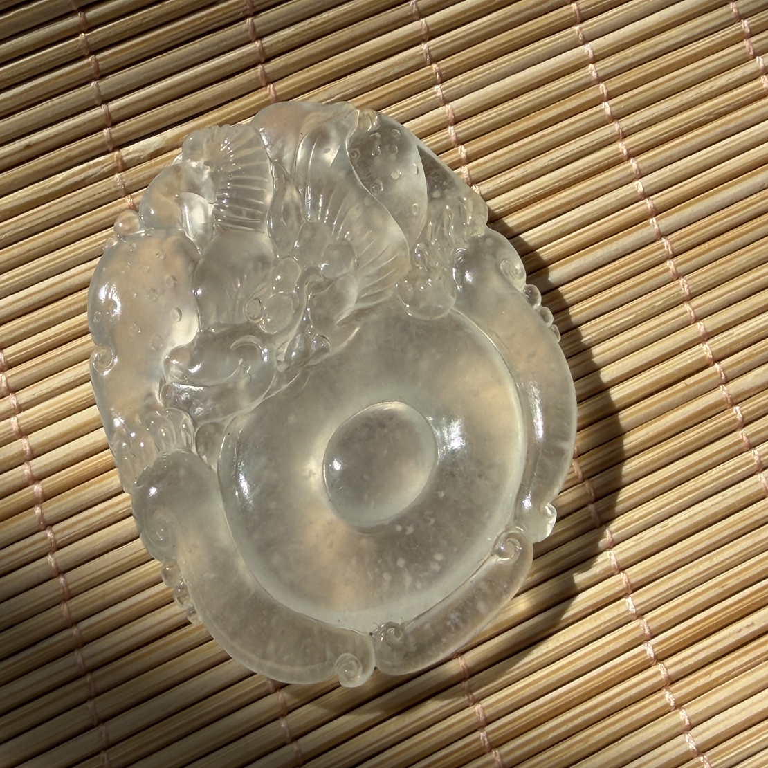 【汉承】高冰福贝精雕福禄双至