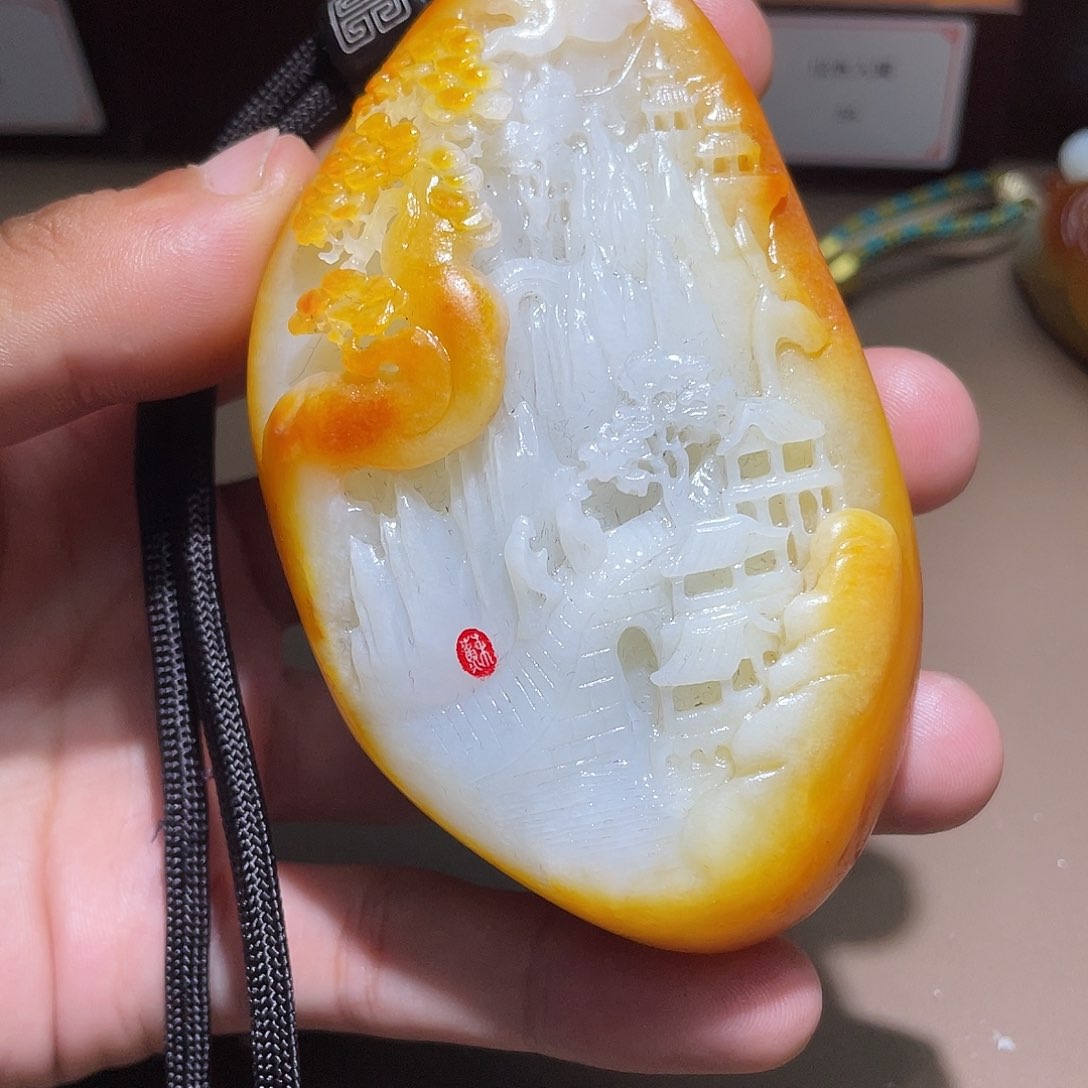 和田玉颈饰未镶嵌Z6