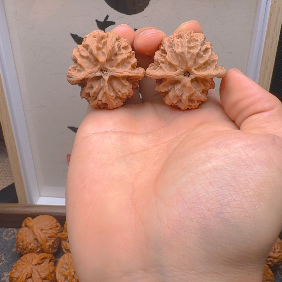 文玩核桃把件3918苹果