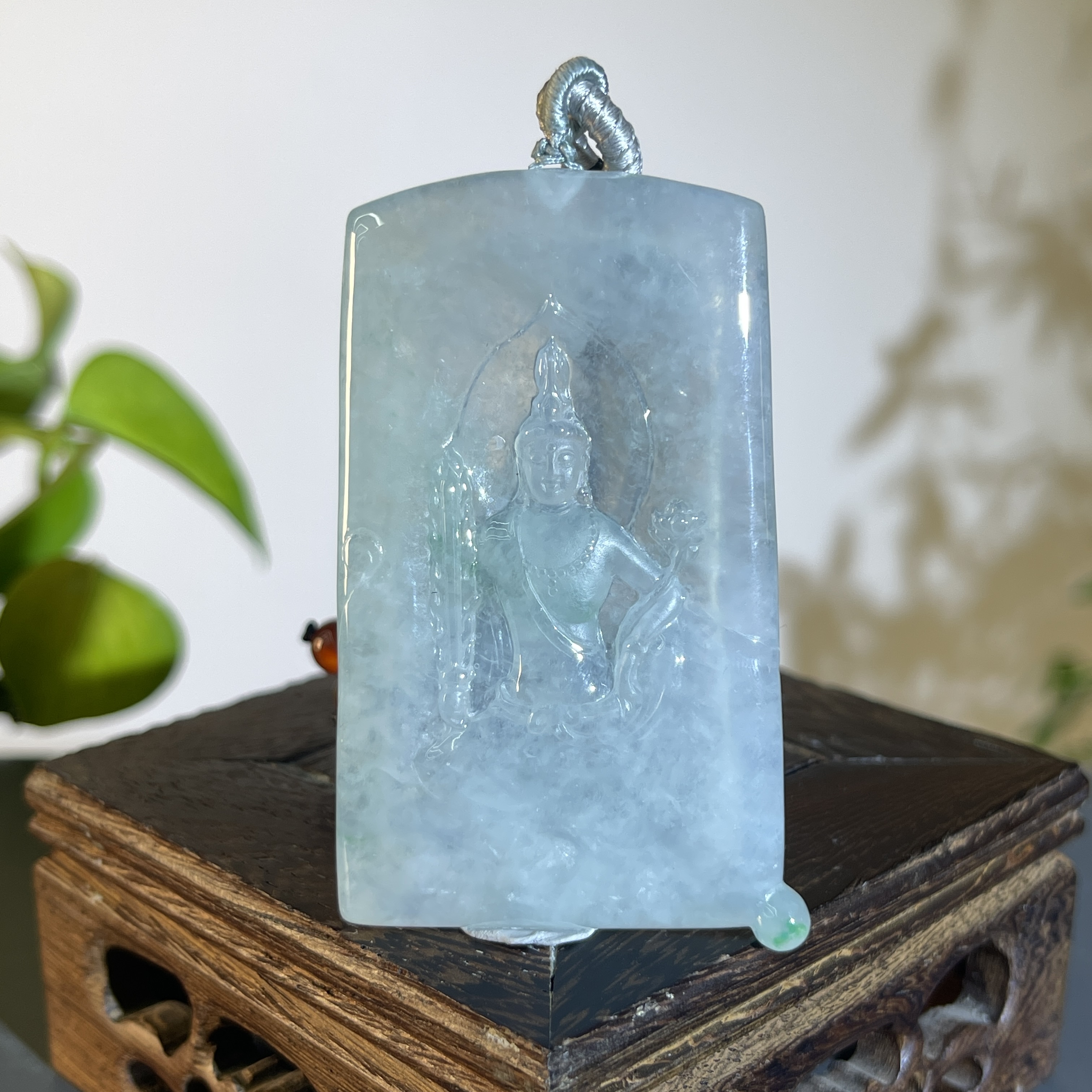 JTW17-153 天然缅甸A货翡翠  虚空藏