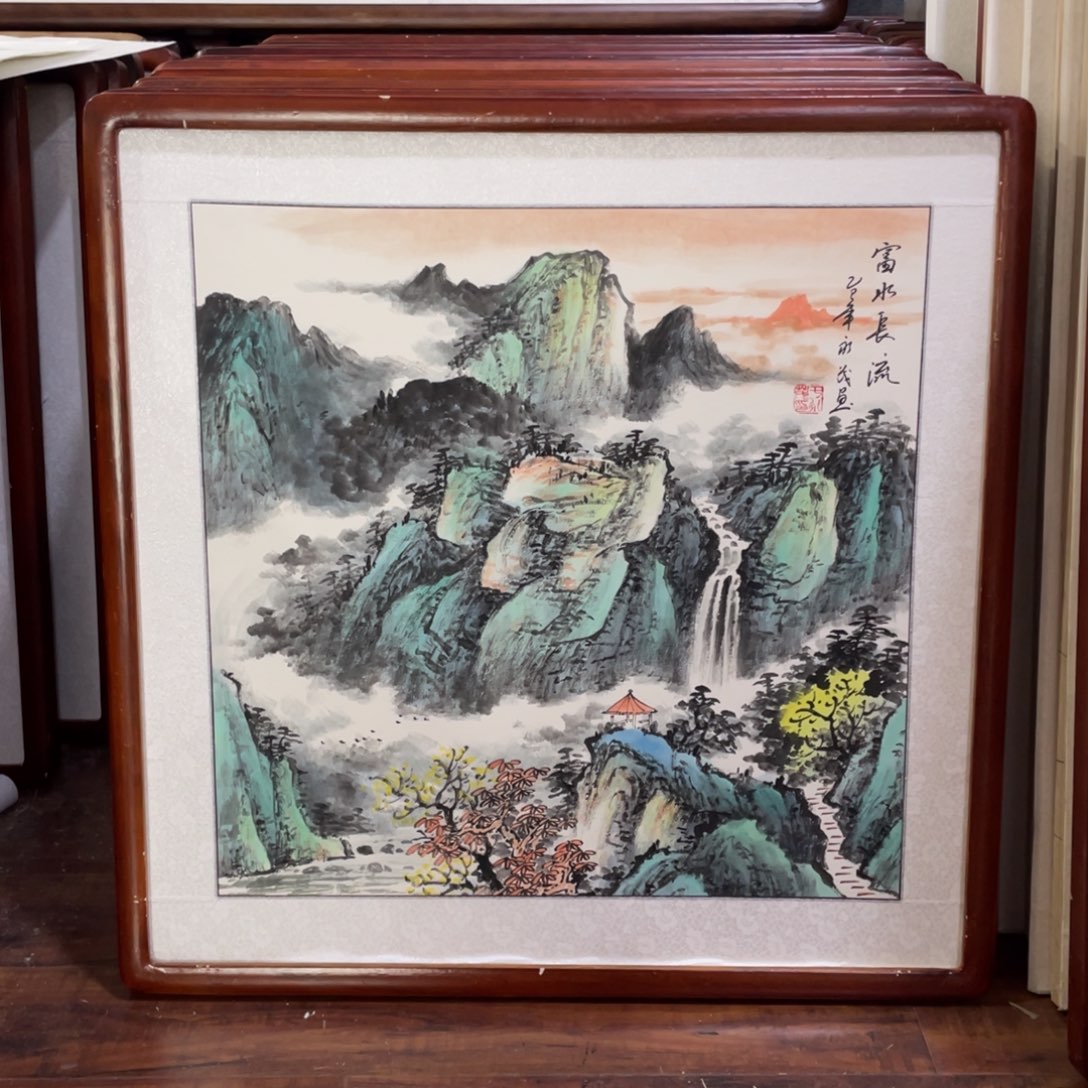 国画带框尺寸63*63厘米