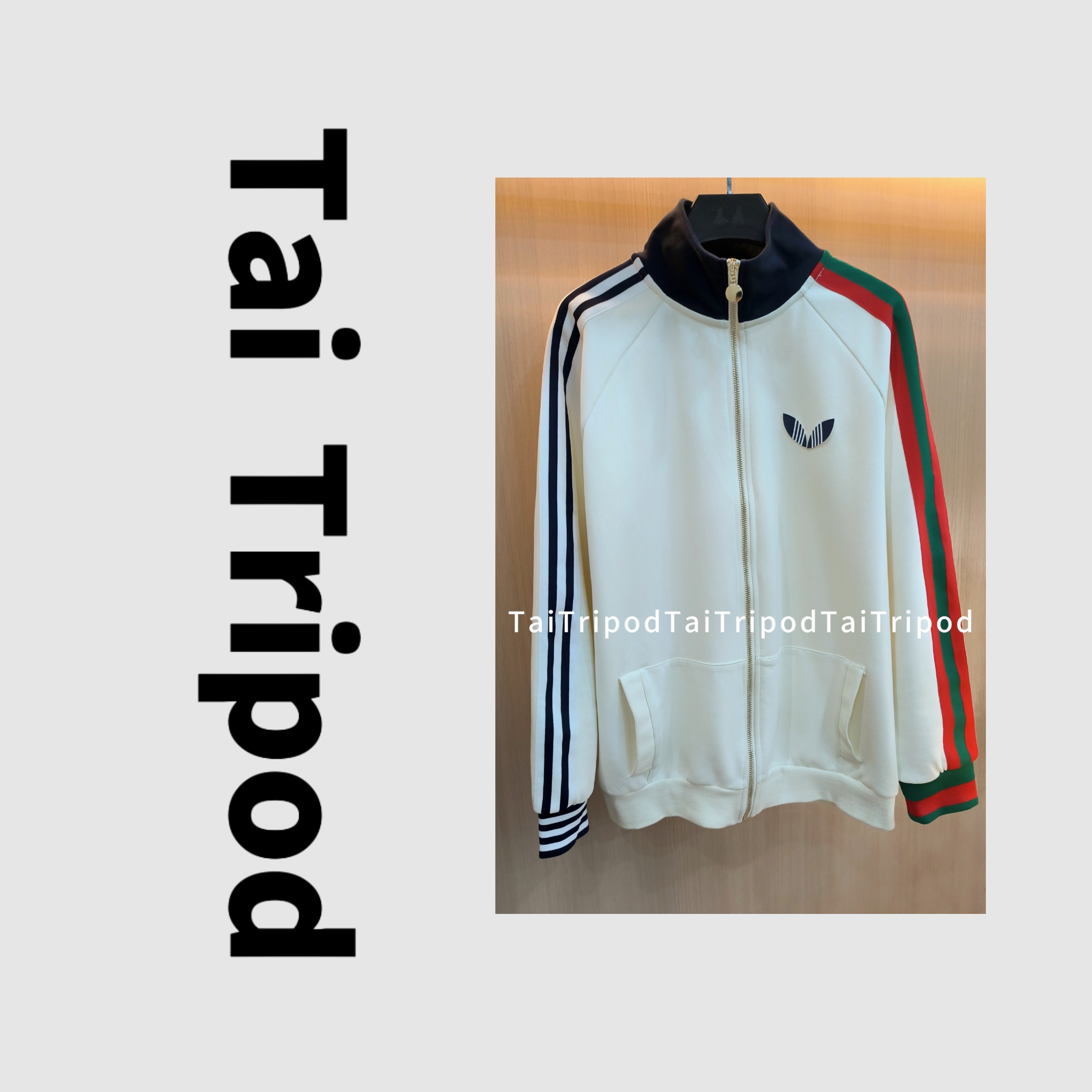 TD家【拼接艺术】秋季新款重磅立领外套宽松百搭休闲时尚轻奢开衫