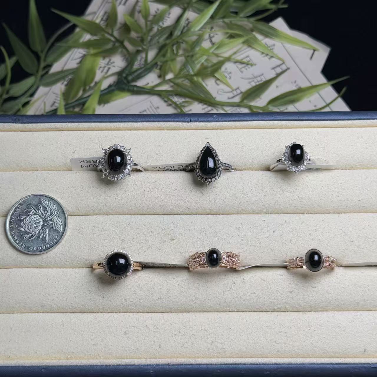 思懿珠宝   18k墨翠戒指-4980-1-MN-多样性发一