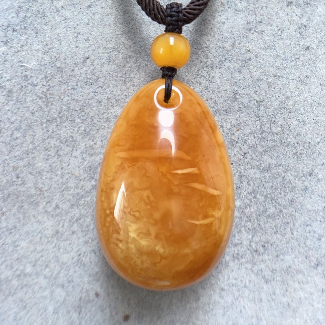 未镶嵌蜜蜡手串蜜蜡