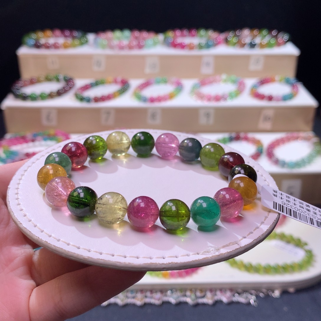 未镶嵌手链碧玺碧玺