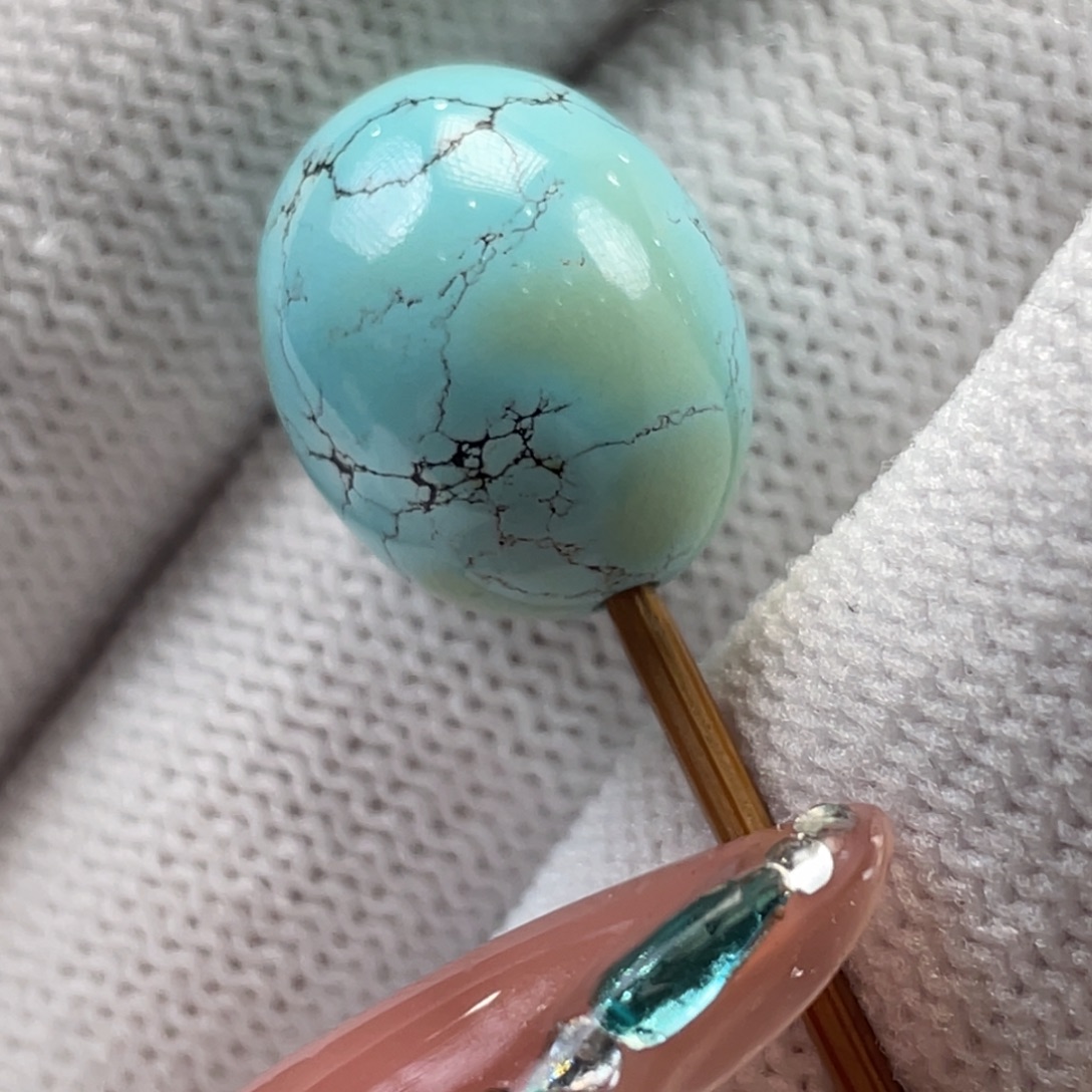 绿松石未镶嵌挂件