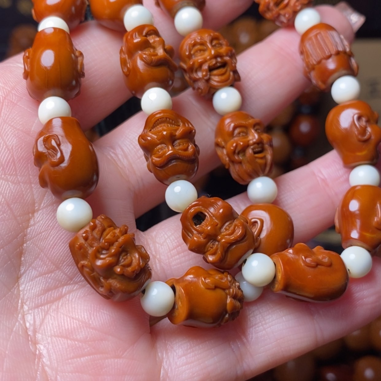 【闪购商品】橄榄核手串/手链蛰***了橄榄核雕工艺