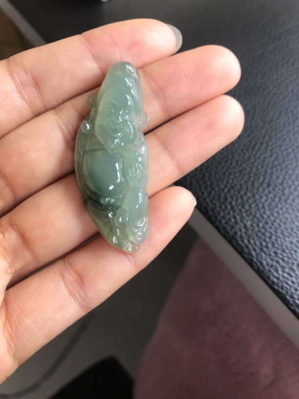 天然缅甸翡翠a货财神