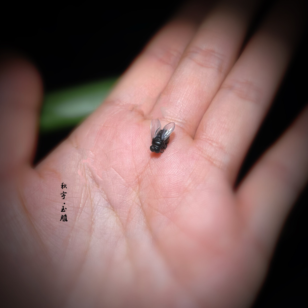预售15天内发货阿拉善玛瑙雕刻苍蝇小吊坠多样性发货