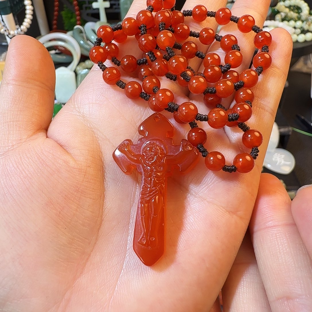 玛瑙/玉髓未镶嵌颈饰