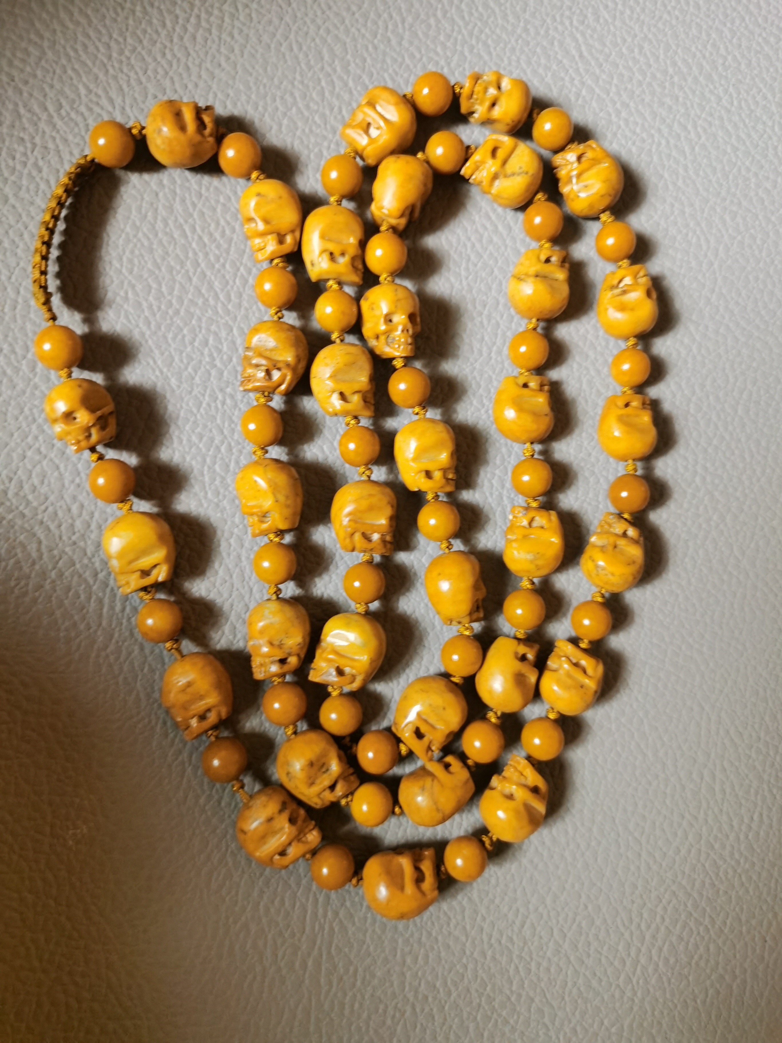 河磨玉链子，窟窿头链子