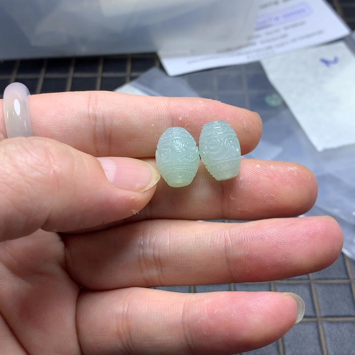 b***安定制翡翠未镶嵌路路通