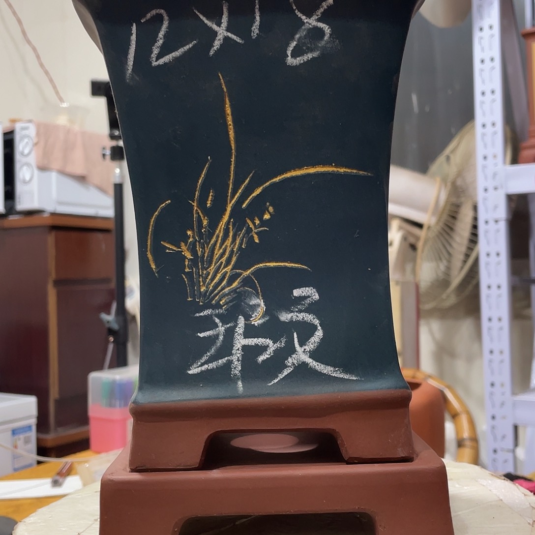 紫砂天心紫砂手工花盆