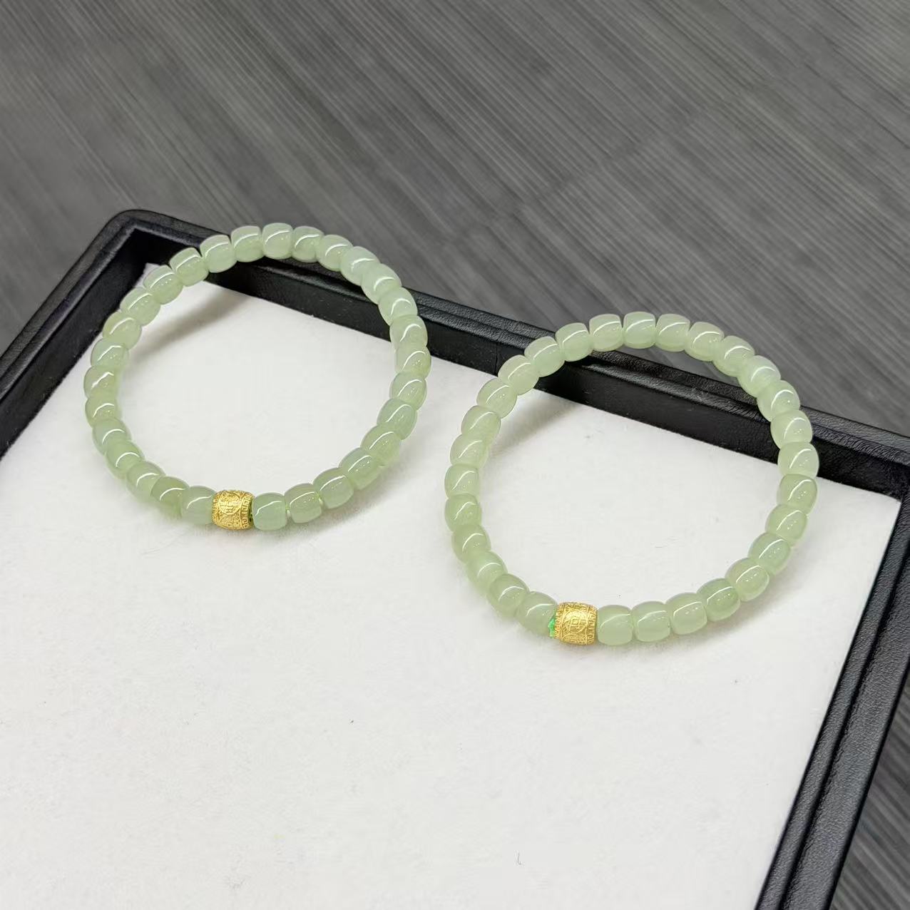 【睿泽赏宝】S925和田玉晴水直切手串多样性发一 5*6KZ0050018