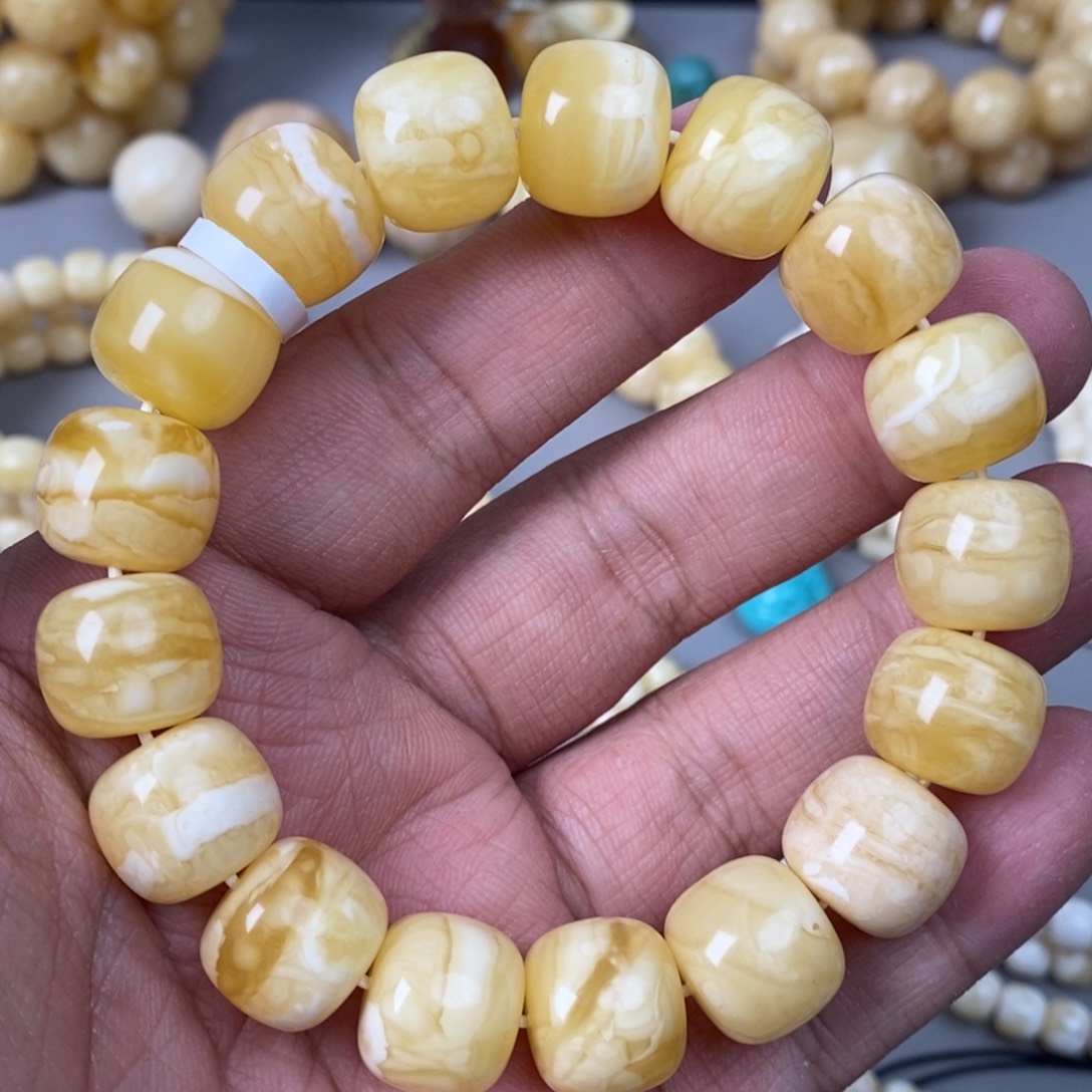 琥珀珠宝奇石未镶嵌15.2mm