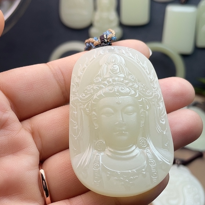 双抛立体观音首一