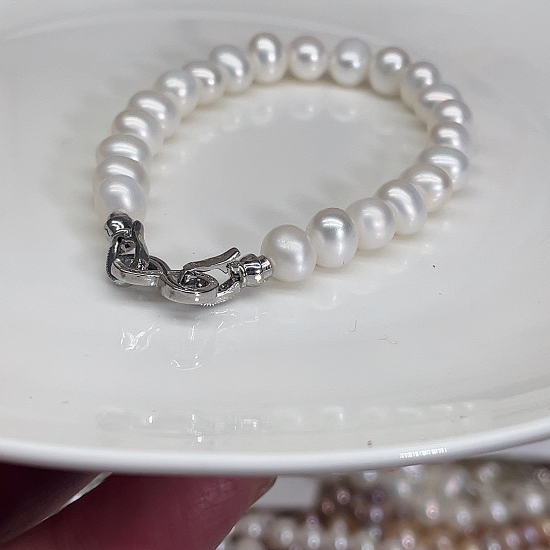 手串淡水珍珠未镶嵌7-7.5毫米