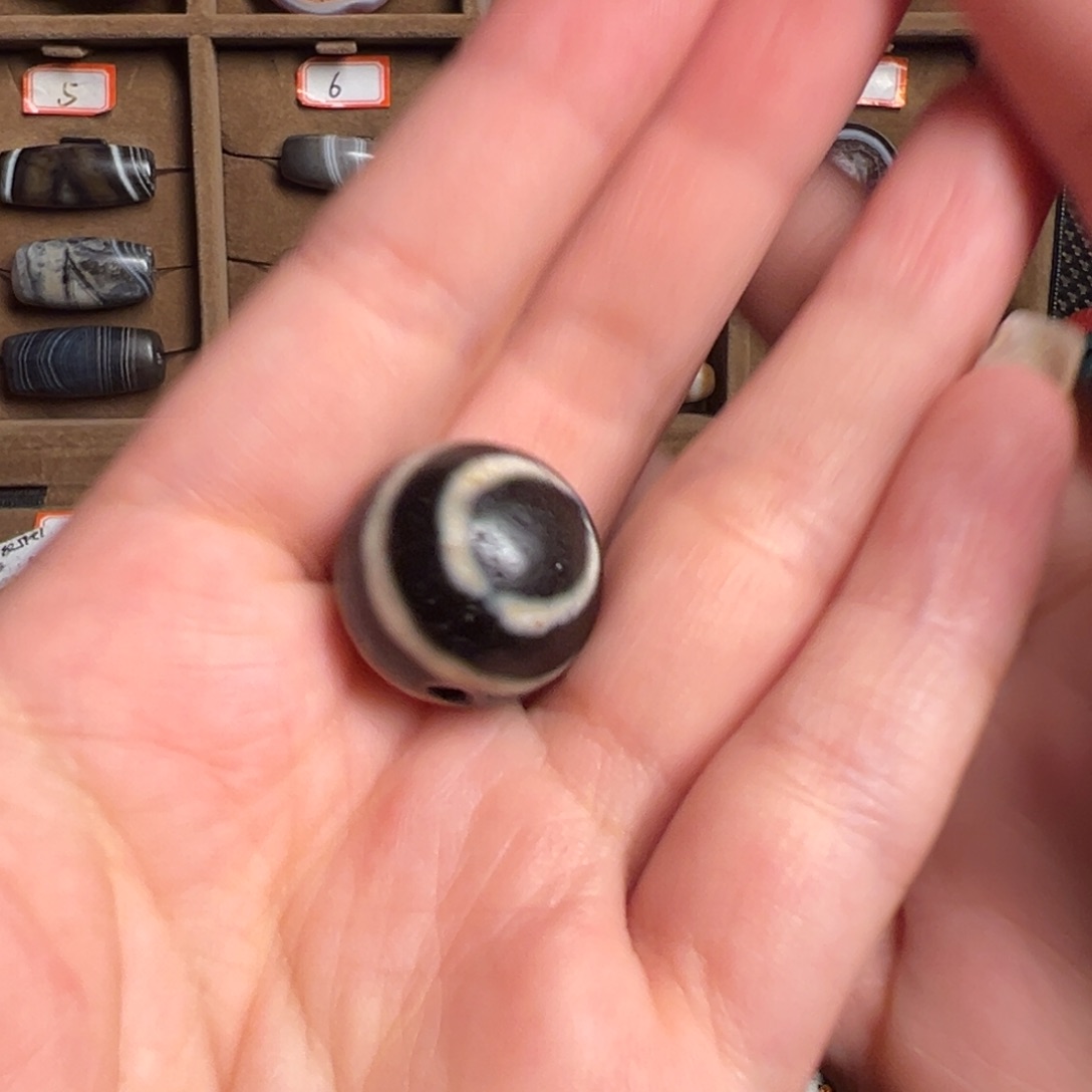 玛瑙/玉髓单珠未镶嵌