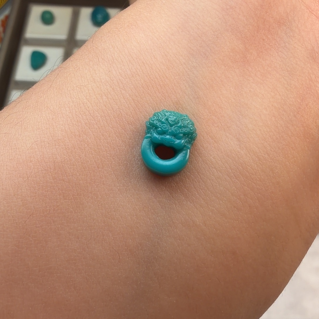 绿松石未镶嵌笔搁