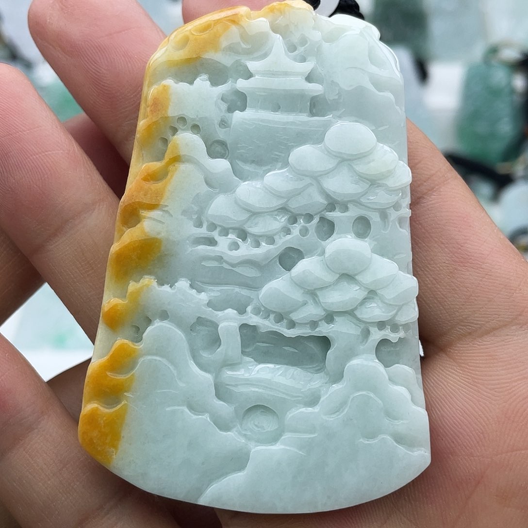 颈饰未镶嵌翡翠翡翠