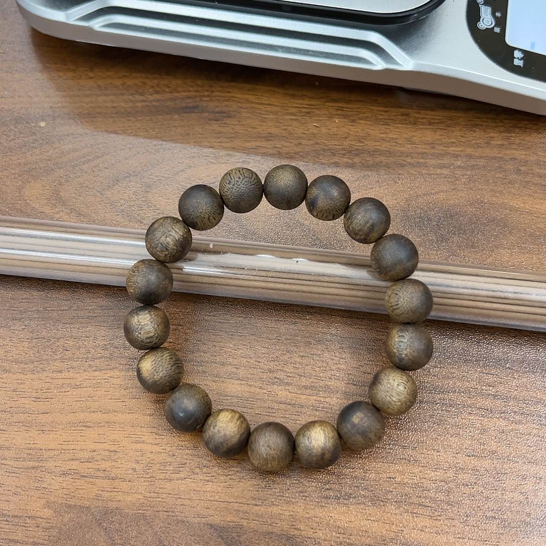 手串沉香沉香海南绿棋1.2圆珠沉水单圈多样性发一19