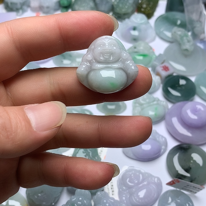 翡翠未镶嵌颈饰天然翡翠