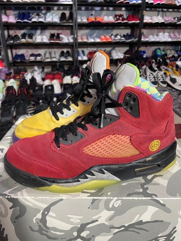 90新 AIR JORDAN 42.5码270/Air Jordan 5 复古 潮流透气 休闲鞋 