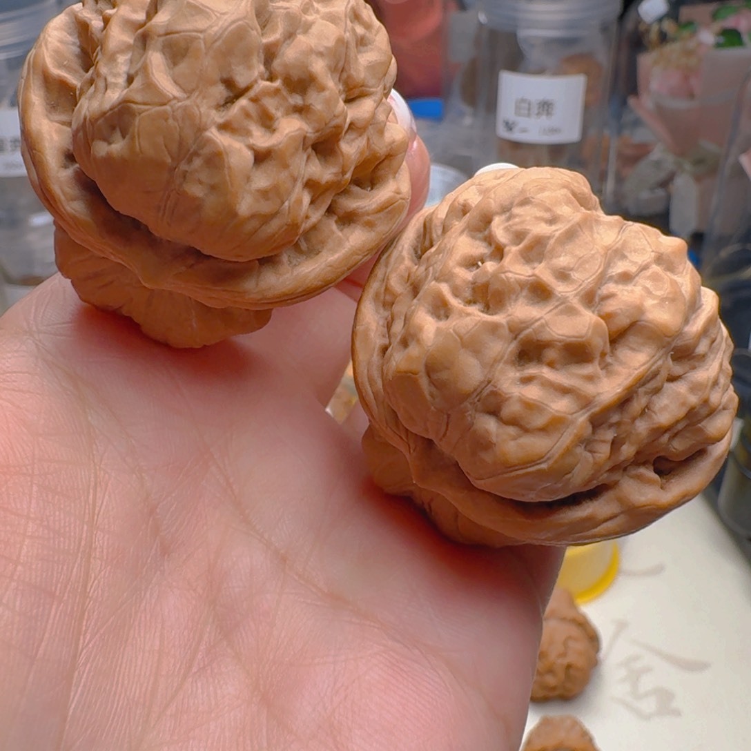 核桃把件43尺寸蛤蟆头