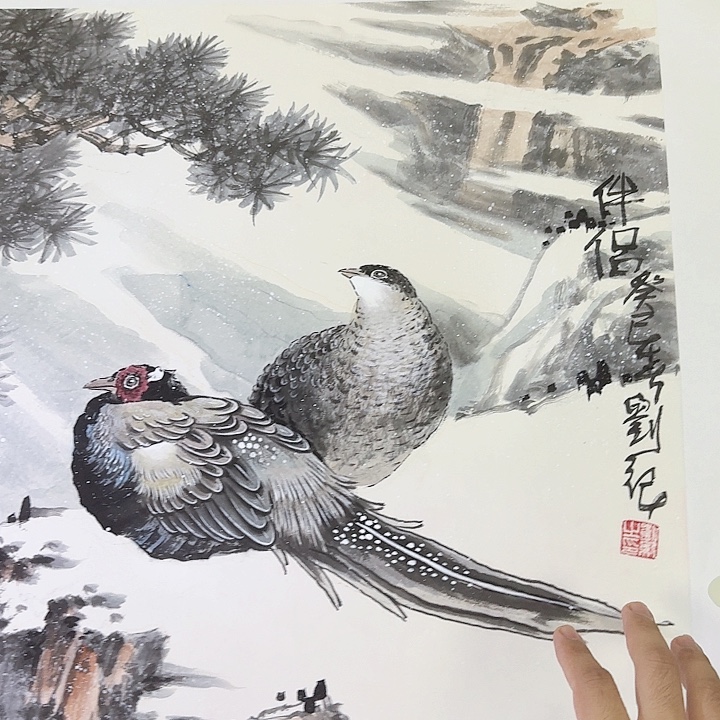 国画刘纪老师书画作品
