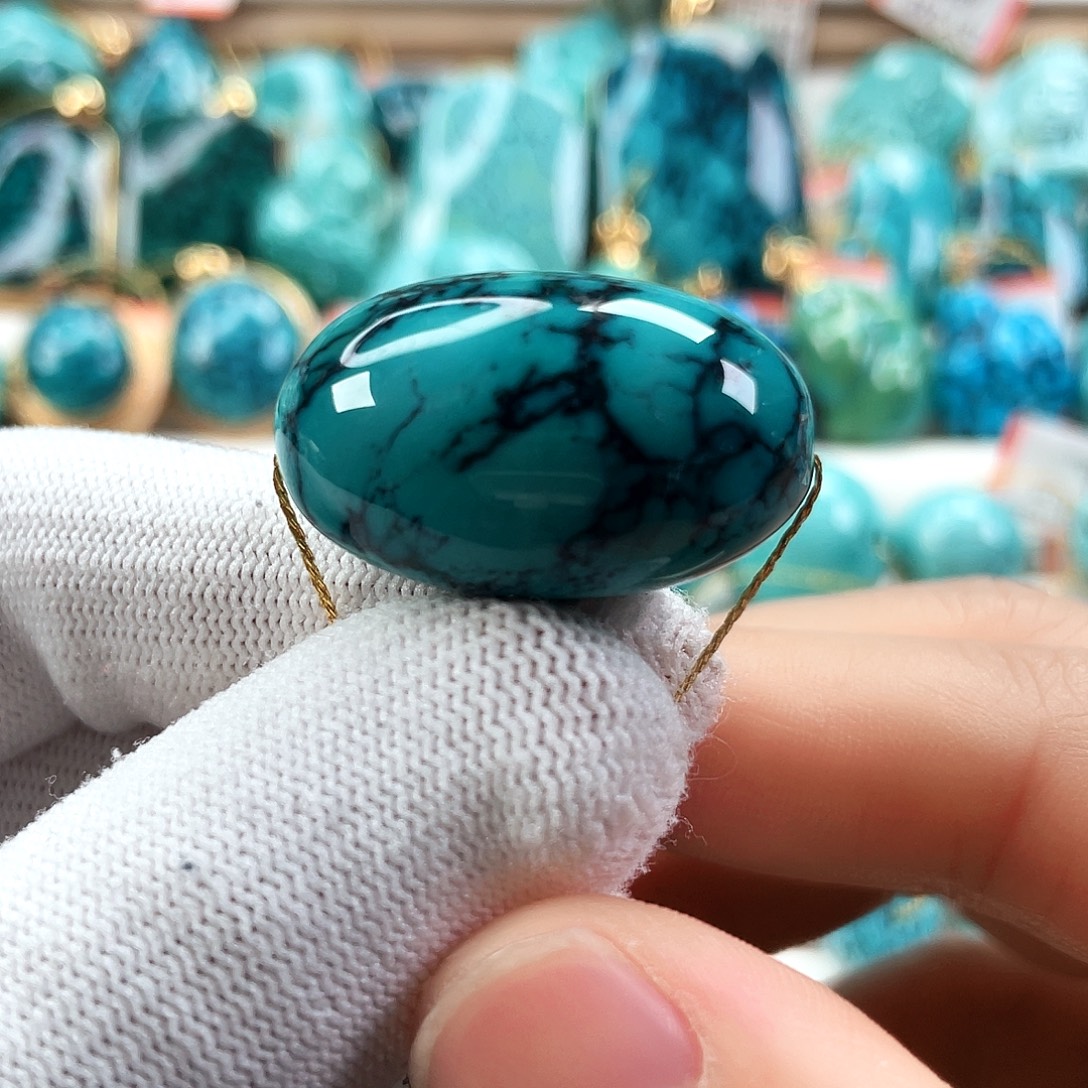 绿松石未镶嵌车挂