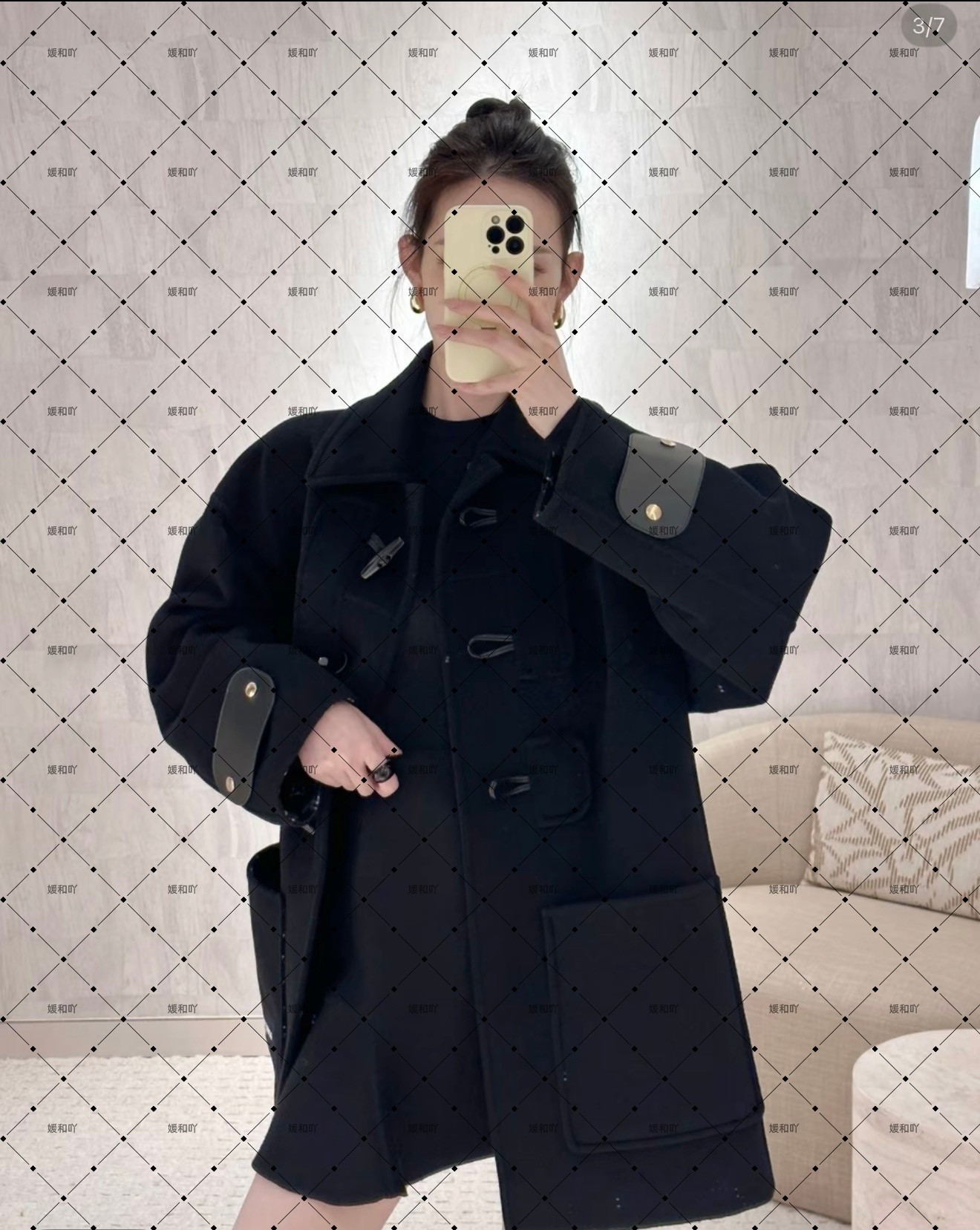 B385保暖休闲时尚女短外套休闲