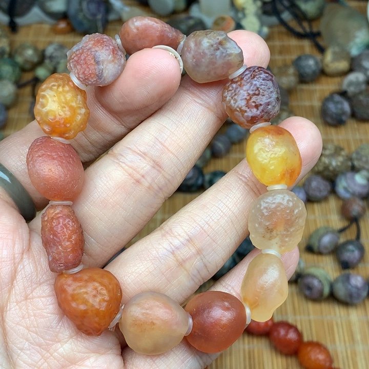 玛瑙/玉髓珠宝半成品未镶嵌?**糖