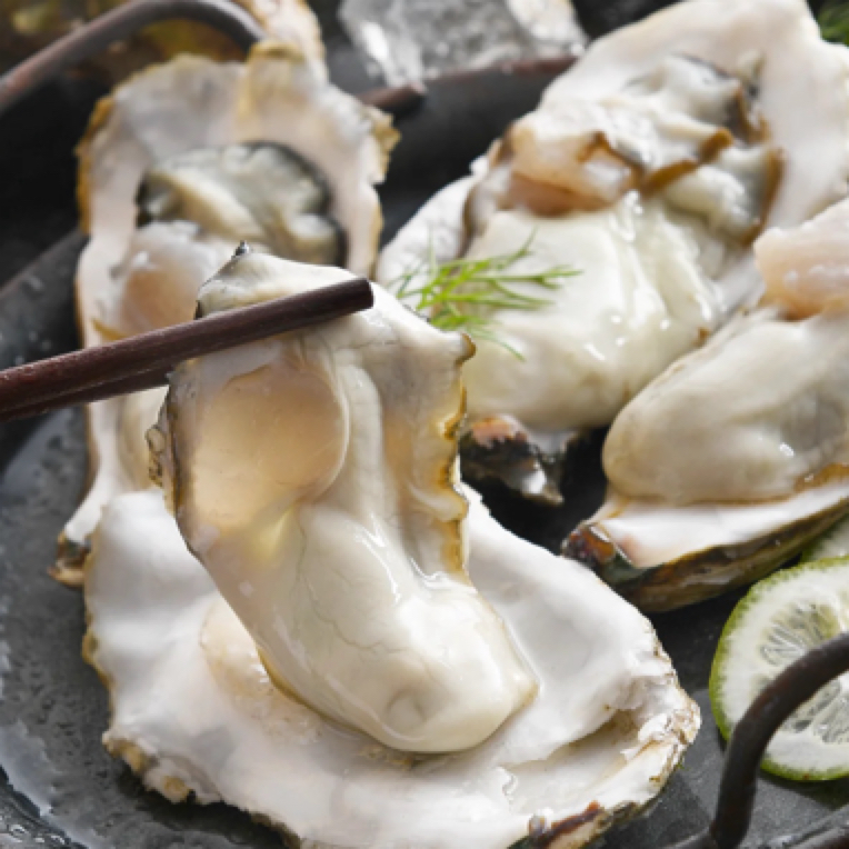 【东胜同城】新鲜2.5加生蚝一份到手6只送蒜蓉调料