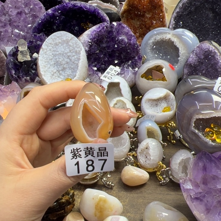 未镶嵌大型摆件（非配饰）紫晶甜*觅187