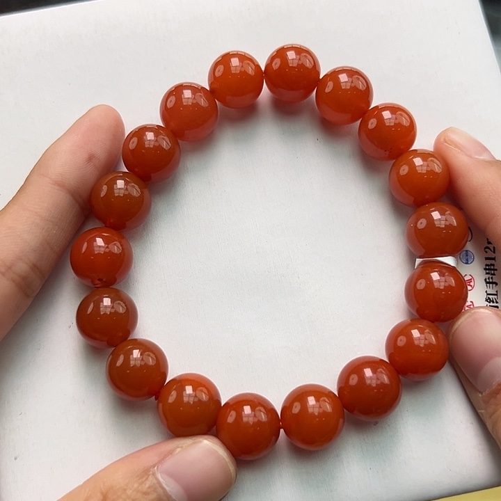 南红玛瑙多样性发一，卡12mm未镶嵌