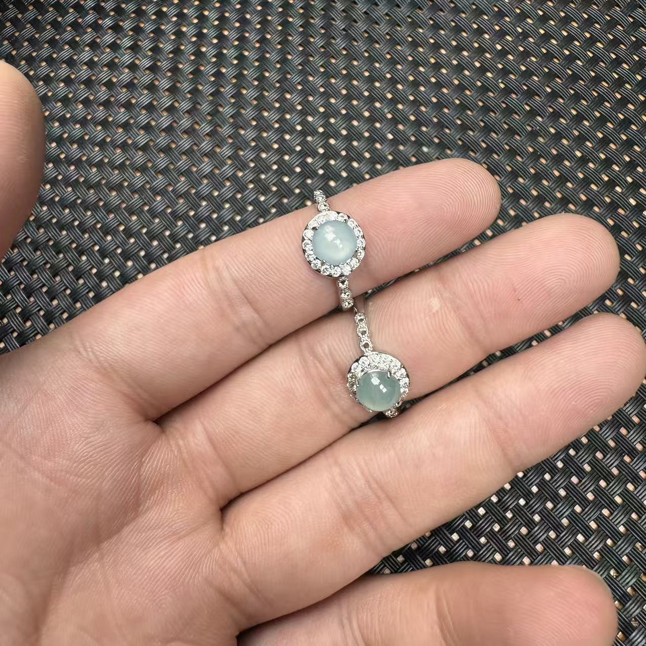 【玉经纶】175737/Q64-天然A货翡翠戒指-多样性发其一