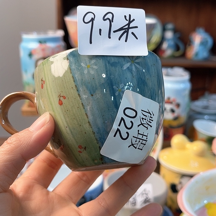陶景德镇釉下手绘陶瓷 