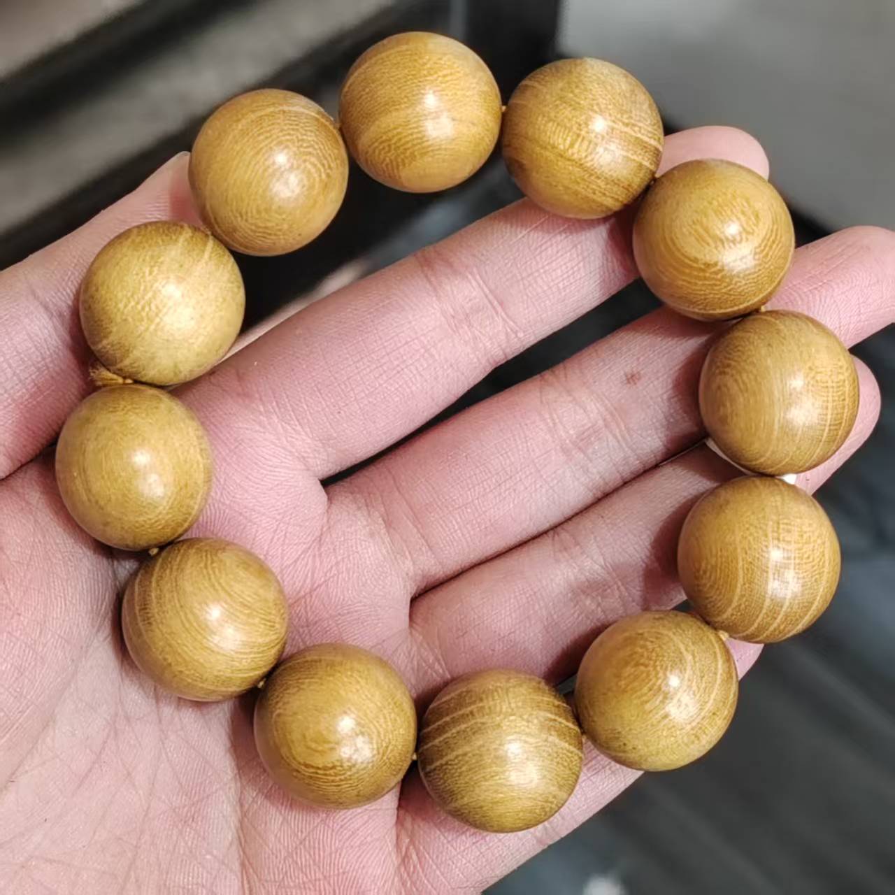 黄金檀手串男女款卡20破布木 344（无礼盒 ）