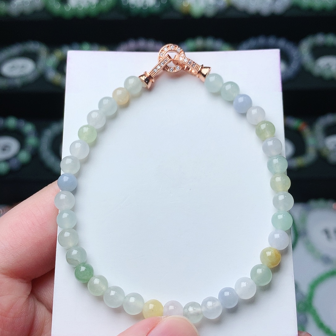 翡翠手链未镶嵌翡翠