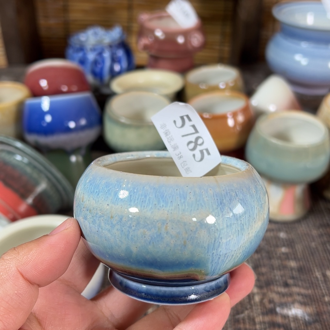 红陶景德镇手工花盆