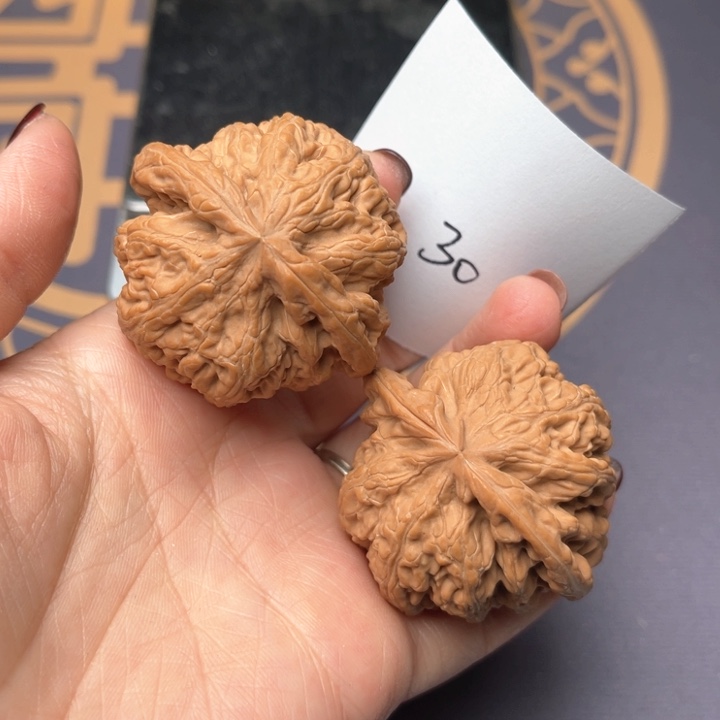 文玩核桃把件45大粗筋