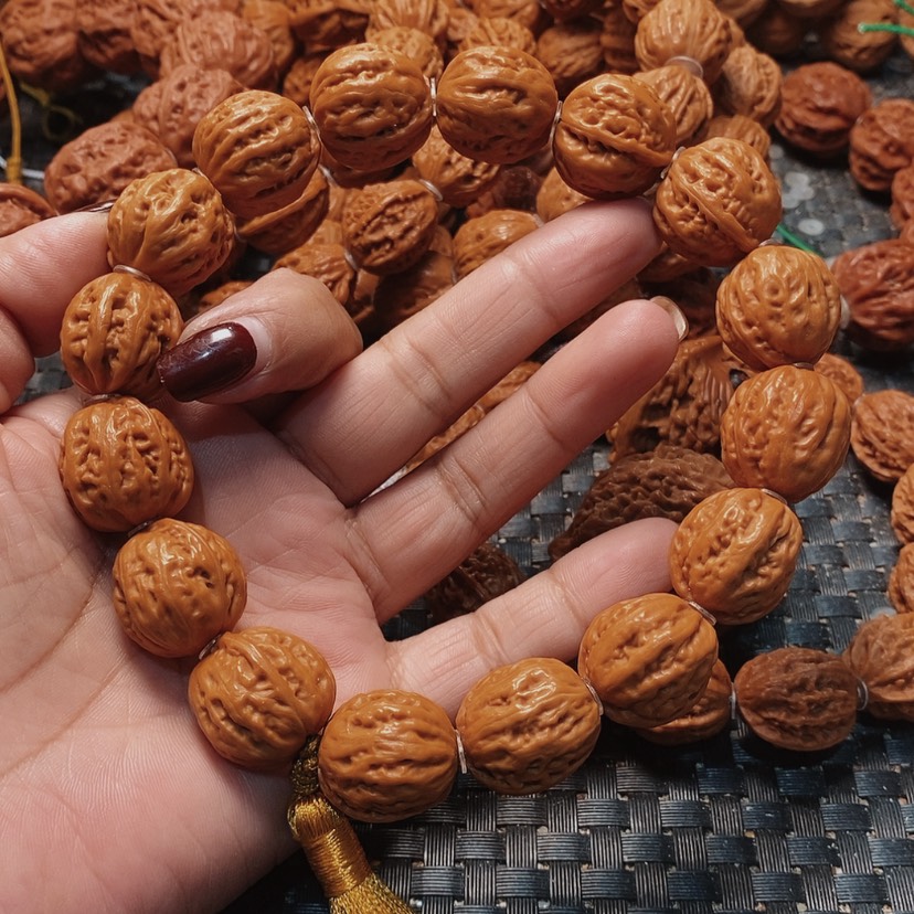 【闪购商品】文玩核桃吊坠?*人京八棱