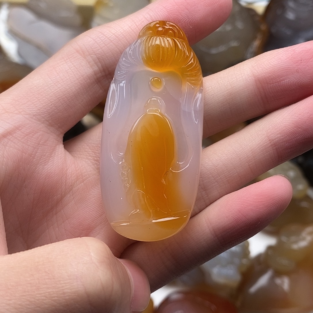 玛瑙/玉髓未镶嵌颈饰