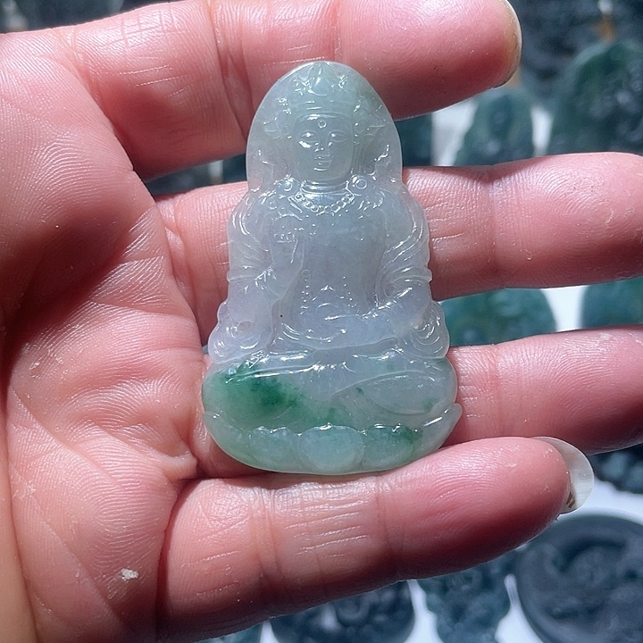 定制翡翠未镶嵌度母